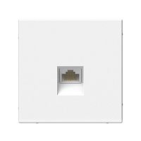 Розетка компьютерная без рамки Systeme Electric ArtGallery  1-м. RJ45 CAT 6А белый картинка